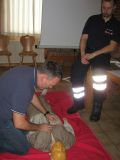1. Hilfe Kurs für Übungsleiter des Vereins (03.11.2007)
