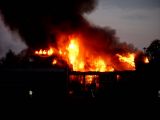 Die Berner Turnhallen werden durch ein Feuer zerstört (25.07.2008)