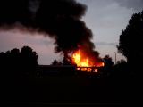 Die Berner Turnhallen werden durch ein Feuer zerstört (25.07.2008)