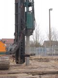 Pfahlgründung für den Neubau (29.02.2012)
